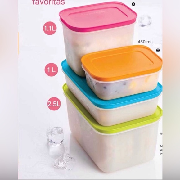 Tupperware Kitchen Tupperware Freezer Mates Set Of 4 Poshmark